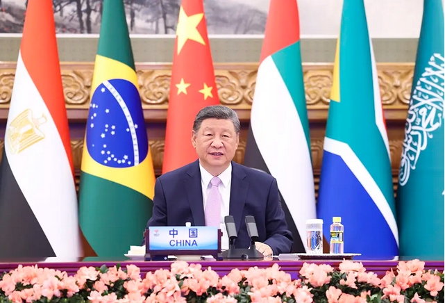 习近平出席金砖国家领导人线上峰会并发表重要讲话