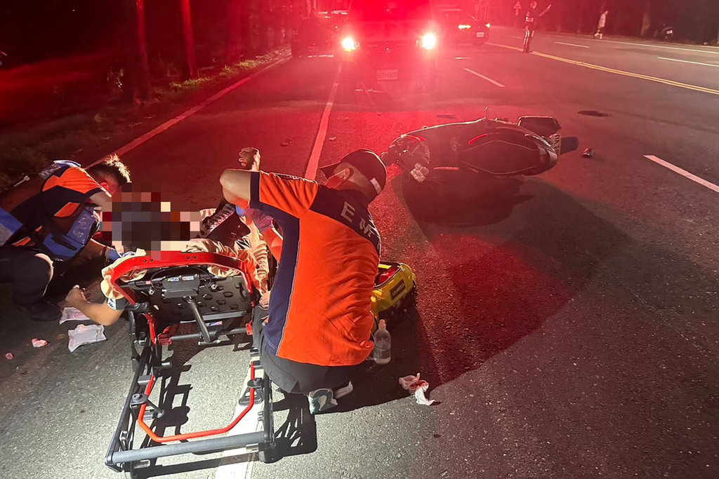 首頁 / 社會 台南玉井3機車碰撞　5大2小受傷送醫